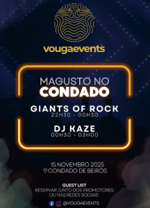 Read more about the article Magusto no Condado promete uma noite de rock e animação